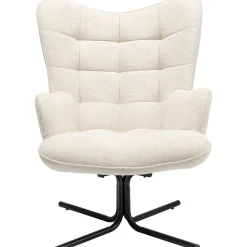 KARE Design Fauteuils Pivotants|Fauteuil Pivotant Oscar Creme