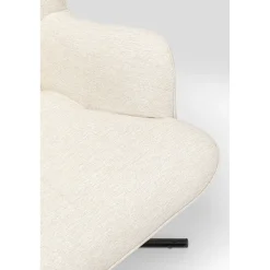 KARE Design Fauteuils Pivotants|Fauteuil Pivotant Oscar Creme