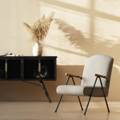 KARE Design Fauteuils Club|Fauteuil Ryan Gris
