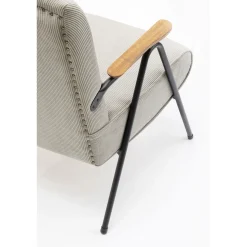 KARE Design Fauteuils Club|Fauteuil Ryan Gris