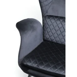 KARE Design Fauteuils À Oreilles|Fauteuil Tudor Velvet Noir