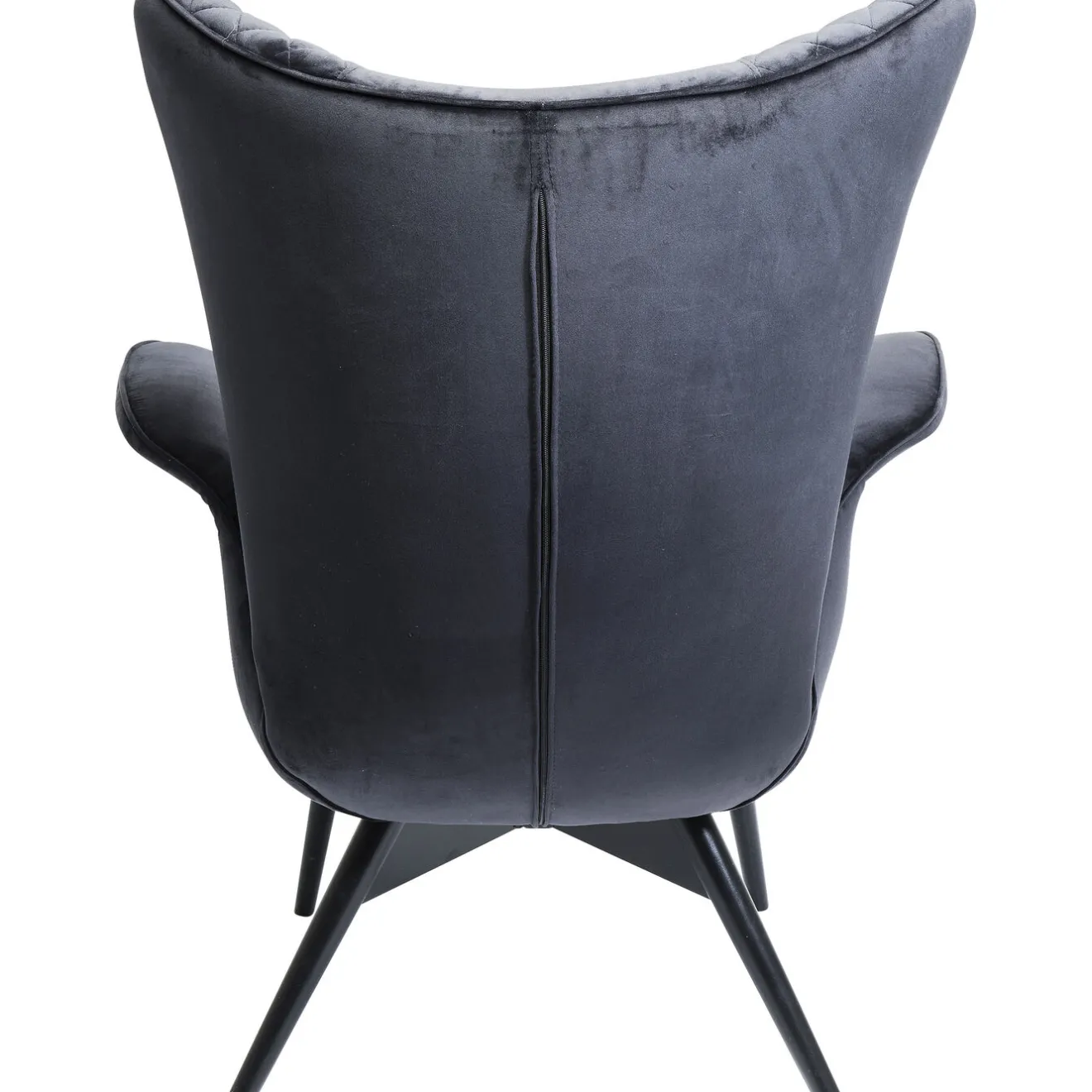 KARE Design Fauteuils À Oreilles|Fauteuil Tudor Velvet Noir