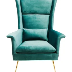 KARE Design Fauteuils À Oreilles|Fauteuil Vegas Forever Petrole