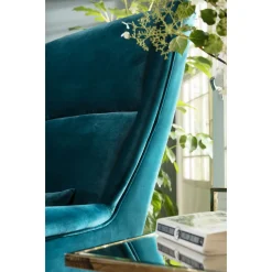 KARE Design Fauteuils À Oreilles|Fauteuil Vegas Forever Petrole