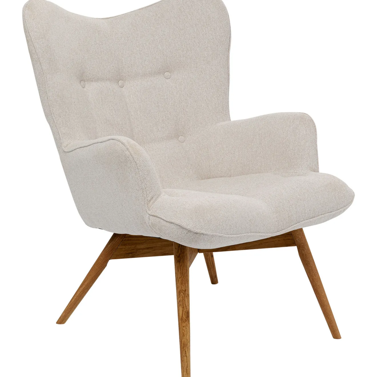 KARE Design Fauteuils À Oreilles|Fauteuil Vicky Creme