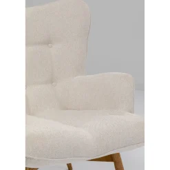 KARE Design Fauteuils À Oreilles|Fauteuil Vicky Creme