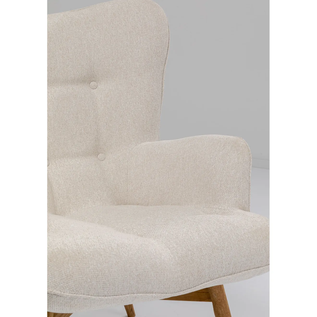 KARE Design Fauteuils À Oreilles|Fauteuil Vicky Creme