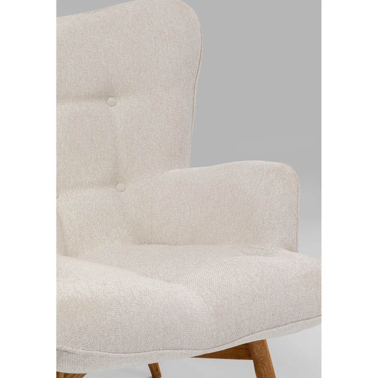 KARE Design Fauteuils À Oreilles|Fauteuil Vicky Creme