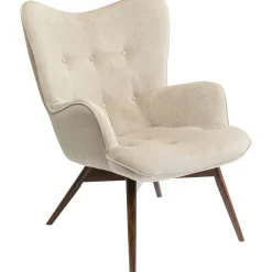 KARE Design Fauteuils À Oreilles|Fauteuil Vicky Novara Beige