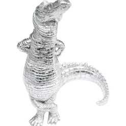 KARE Design Figurines Décoratives|Figurine Déco Alligator Argente 39Cm
