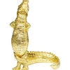 KARE Design Figurines Décoratives|Figurine Déco Alligator Dore 39Cm