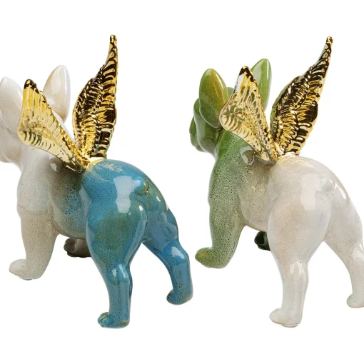 KARE Design Figurines Décoratives|Figurine Décorative Angel Wings Dog Assorti