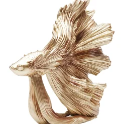 KARE Design Figurines Décoratives|Figurine Décorative Betta Fish Dore Petit