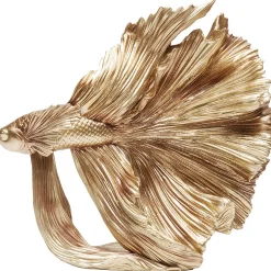 KARE Design Figurines Décoratives|Figurine Décorative Betta Fish Dore Petit
