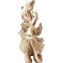 KARE Design Figurines Décoratives|Figurine Décorative Betta Fish Dore Petit