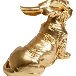 KARE Design Figurines Décoratives|Figurine Décorative Coiffed Dog Dore 52Cm