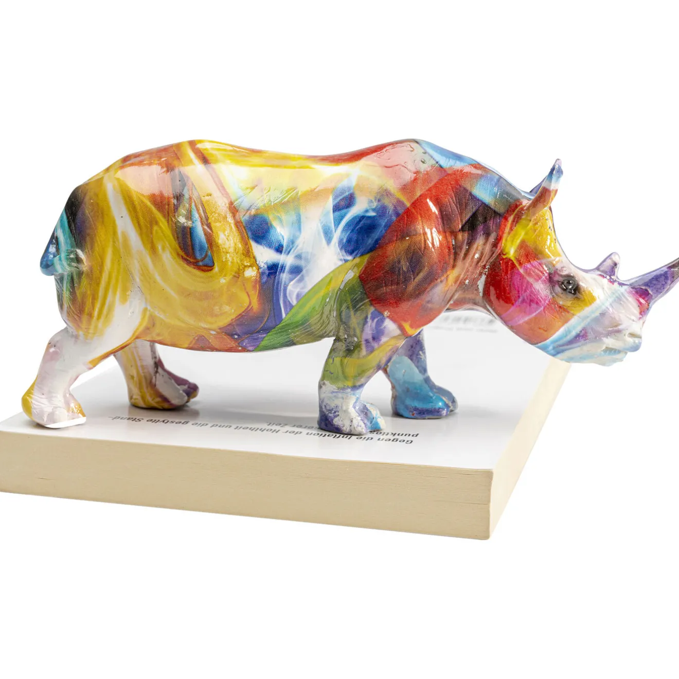 KARE Design Figurines Décoratives|Figurine Décorative Colored Rhino 17Cm