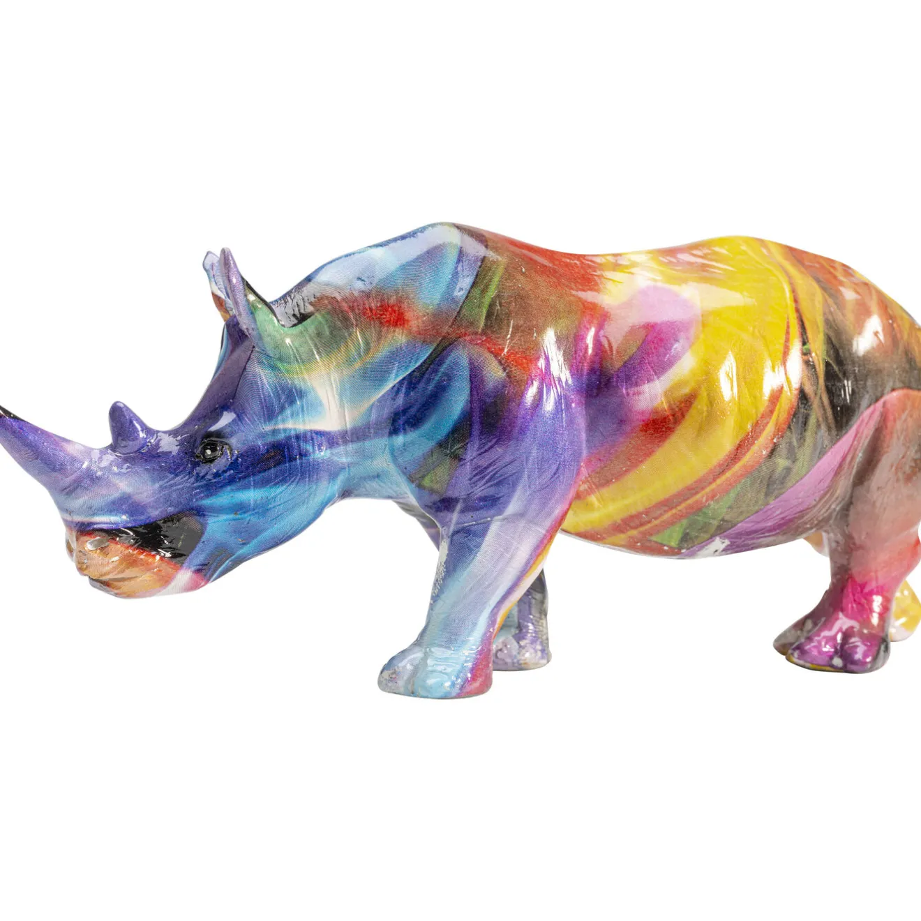 KARE Design Figurines Décoratives|Figurine Décorative Colored Rhino 17Cm