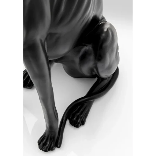 KARE Design Figurines Décoratives|Figurine Décorative Greyhound Bruno Noir Mat 80Cm