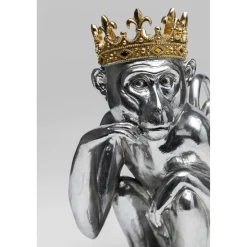 KARE Design Figurines Décoratives|Figurine Décorative King Lui Argente 35Cm