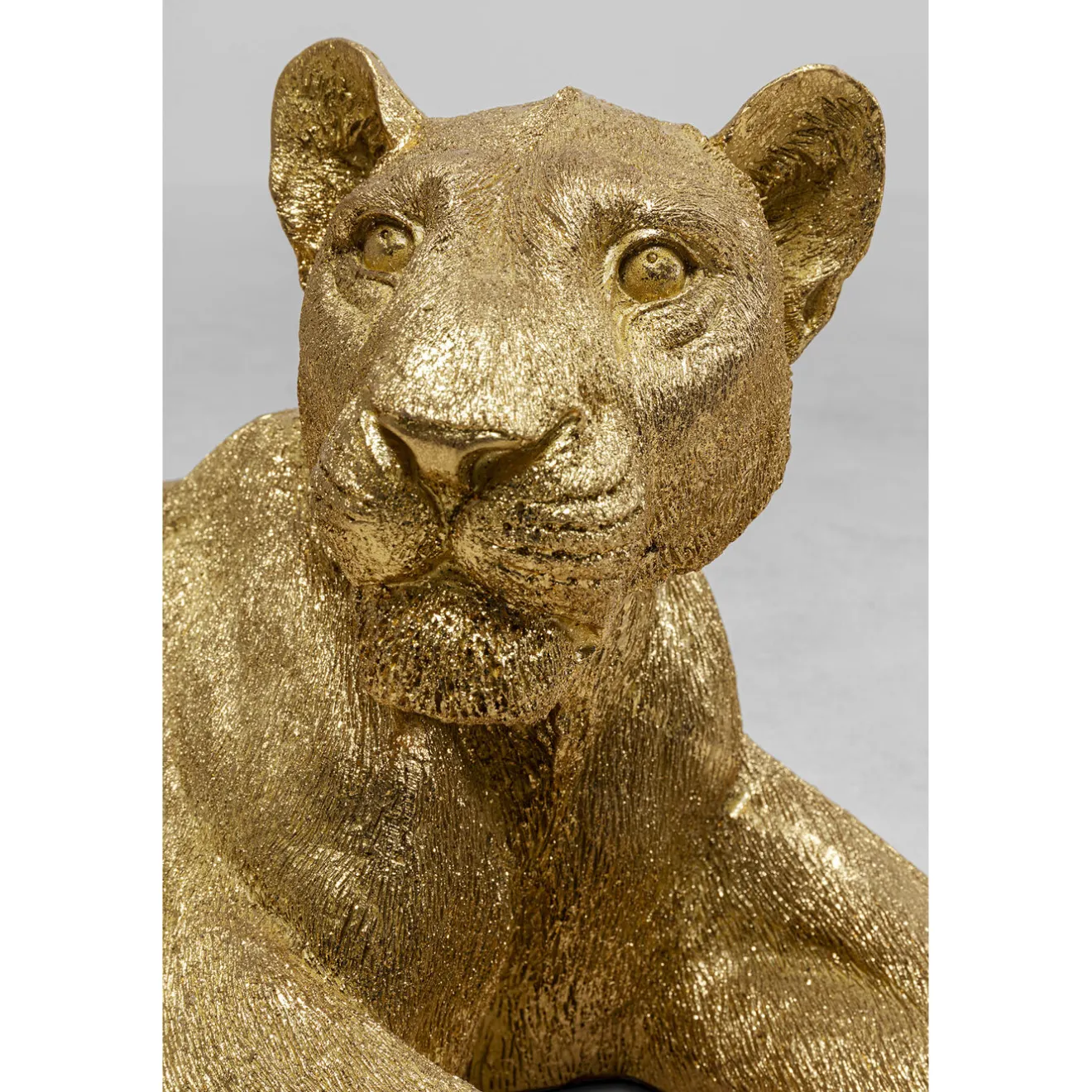 KARE Design Figurines Décoratives|Figurine Décorative Lion Dore 113Cm