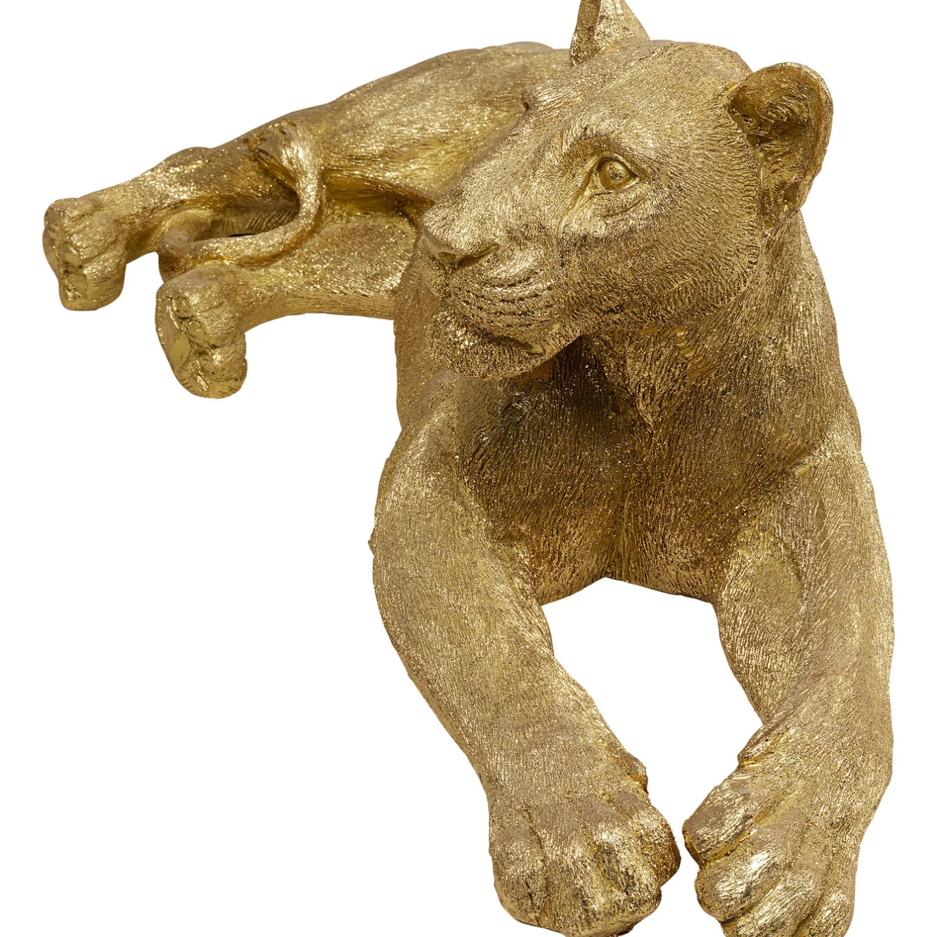 KARE Design Figurines Décoratives|Figurine Décorative Lion Dore 113Cm