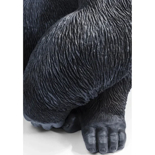 KARE Design Figurines Décoratives|Figurine Décorative Monkey Gorilla Side Noir76Cm