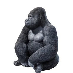 KARE Design Figurines Décoratives|Figurine Décorative Monkey Gorilla Side Noir76Cm