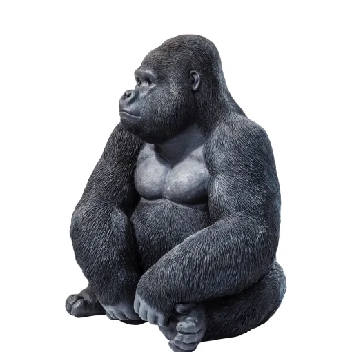 KARE Design Figurines Décoratives|Figurine Décorative Monkey Gorilla Side Noir76Cm