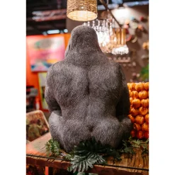 KARE Design Figurines Décoratives|Figurine Décorative Monkey Gorilla Side Noir76Cm