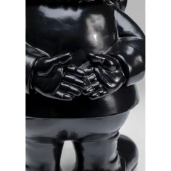 KARE Design Figurines Décoratives|Figurine Décorative Nain Standing Noir-Dore 60