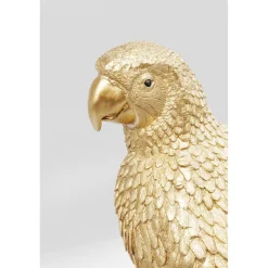 KARE Design Figurines Décoratives|Figurine Décorative Parrot Dore 116Cm