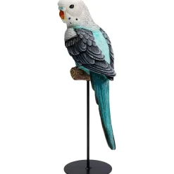 KARE Design Figurines Décoratives|Figurine Décorative Parrot Turquoise 36Cm