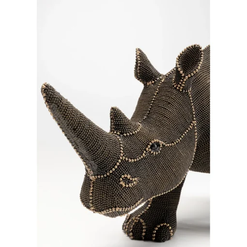 KARE Design Figurines Décoratives|Figurine Décorative Rhino Rivets Pearls 25Cm