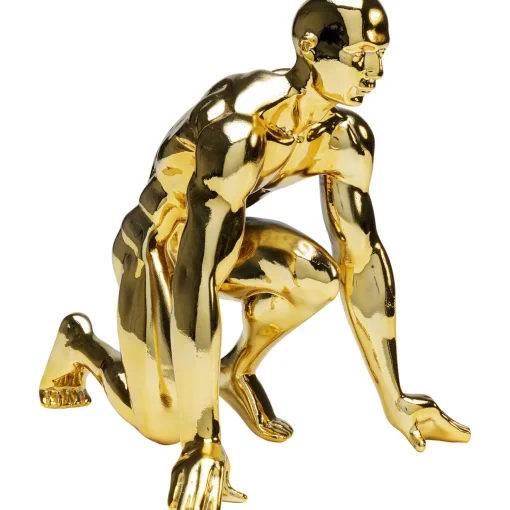 KARE Design Figurines Décoratives|Figurine Décorative Runner Dore 25Cm