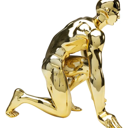 KARE Design Figurines Décoratives|Figurine Décorative Runner Dore 25Cm