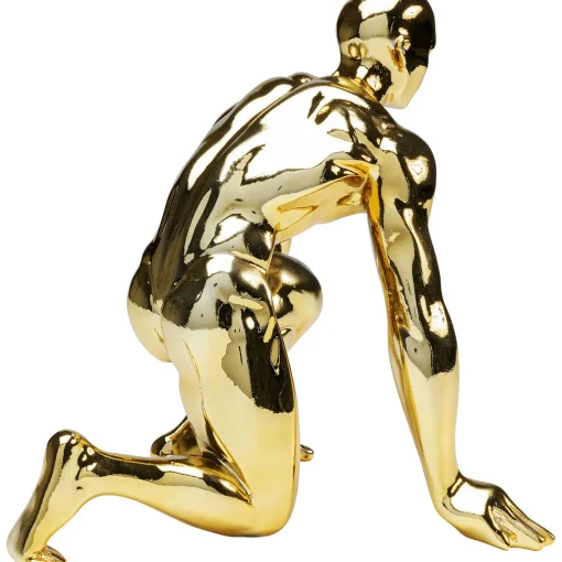 KARE Design Figurines Décoratives|Figurine Décorative Runner Dore 25Cm