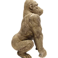 KARE Design Figurines Décoratives|Figurine Décorative Shiny Gorilla Dore 46Cm