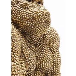 KARE Design Figurines Décoratives|Figurine Décorative Shiny Gorilla Dore 46Cm