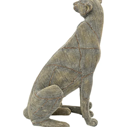 KARE Design Figurines Décoratives|Figurine Décorative Sitting Leopard Pearls 42