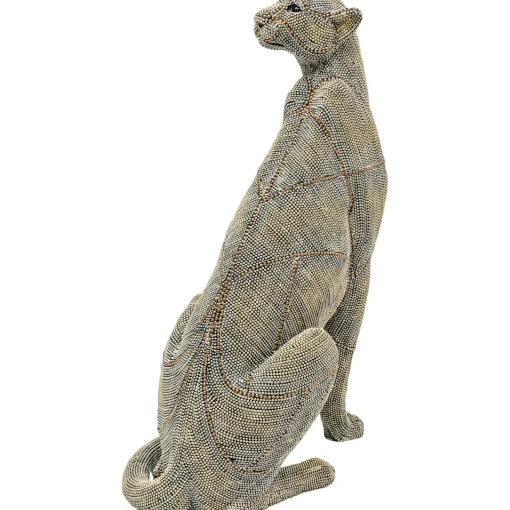 KARE Design Figurines Décoratives|Figurine Décorative Sitting Leopard Pearls 42