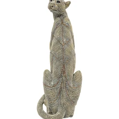 KARE Design Figurines Décoratives|Figurine Décorative Sitting Leopard Pearls 42