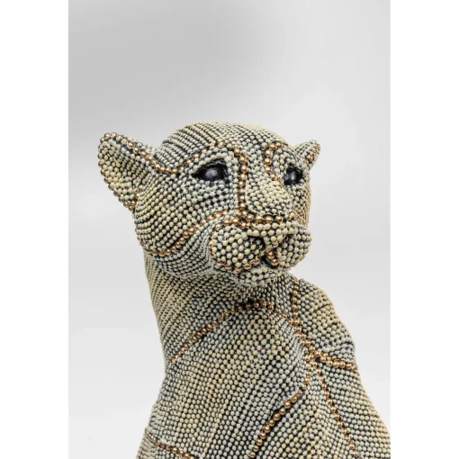 KARE Design Figurines Décoratives|Figurine Décorative Sitting Leopard Pearls 42