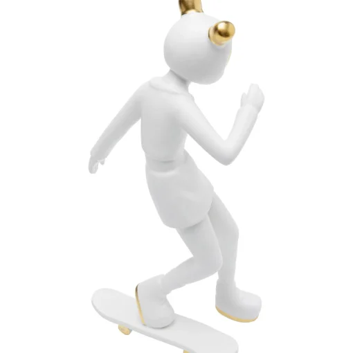 KARE Design Figurines Décoratives|Figurine Décorative Skating Astronaut Blanc