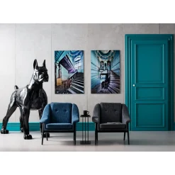 KARE Design Figurines Décoratives|Figurine Décorative Toto Xl Noir 180Cm