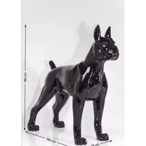 KARE Design Figurines Décoratives|Figurine Décorative Toto Xl Noir 180Cm