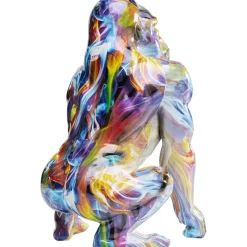 KARE Design Figurines Décoratives|Figurine Décorative Watching Gorilla Colorful 45Cm