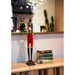 KARE Design Horloges De Table|Horloge A Poser Gentleman Deer