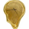 KARE Design Horloges Murales|Horloge Murale Big Drop Dore 92X127Cm