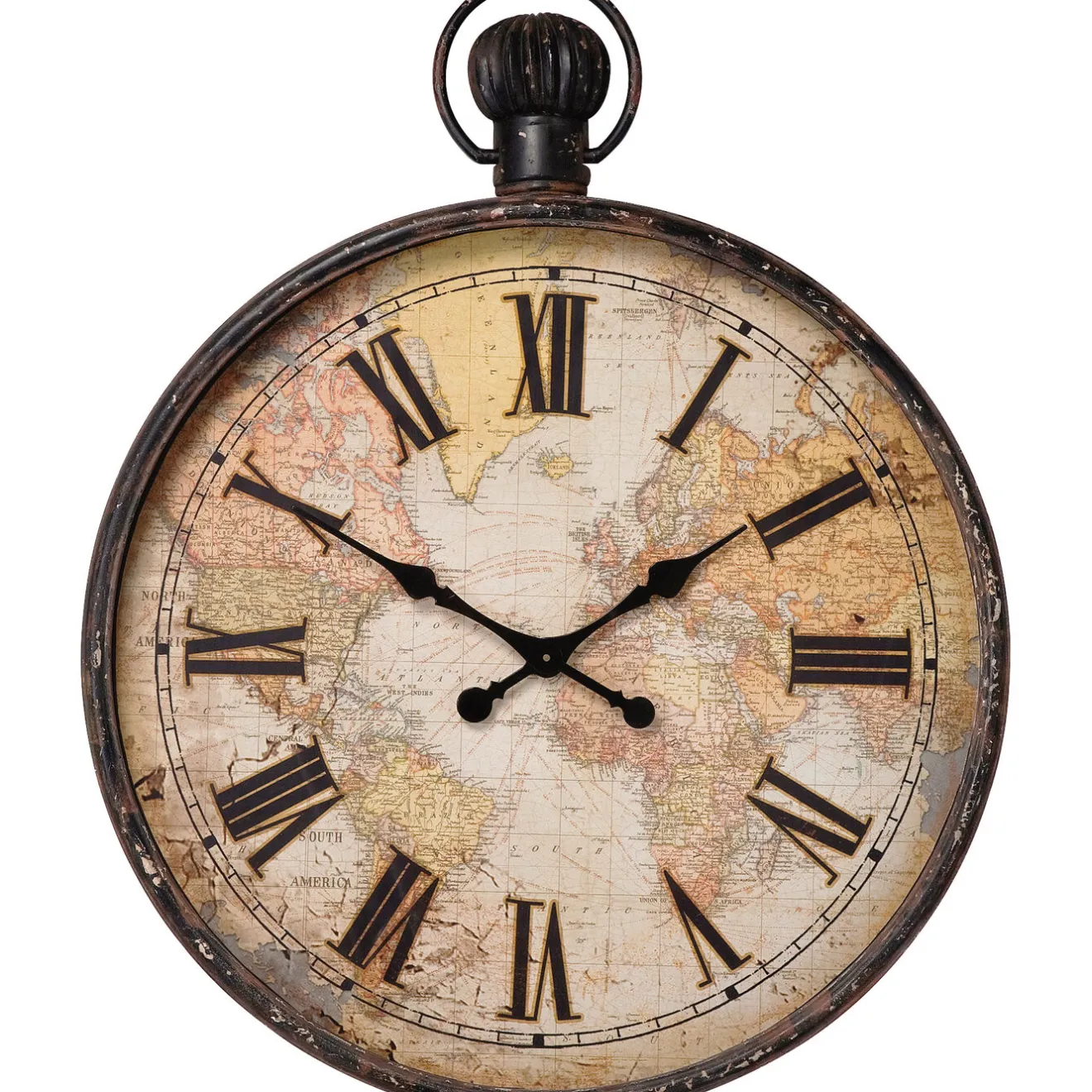 KARE Design Horloges Murales|Horloge Murale European Map 96Cm